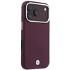 Dėklas BMW Sign Inclined Deboss Letters MagSafe case for iPhone 17 Pro / 18 Pro - burgundy