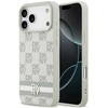 Dėklas DKNY Checkered with Printed Stripes skirtas Apple iPhone 17 Pro Max beige