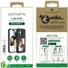 „4smarts E-Ink“ dėklas su NFC Qi2 ekranu, skirtas „iPhone 17“, juodas