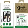 „4smarts E-Ink“ dėklas su NFC Qi2 ekranu, skirtas „iPhone 17 Pro Max“, juodas