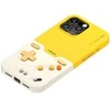 GAMEBABY dėklas su valdikliu, skirtas iPhone 16 Pro Max, geltonas
