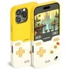 GAMEBABY dėklas su valdikliu, skirtas iPhone 16 Pro Max, geltonas
