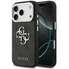 GUESS case for IPHONE 17 Pro GUHCP17LP4G4SMCK (4G PU Odinis dėklas with Big 4G and Classic Logo and Sidabrinis Metal Camera Frame) juodas