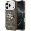 Dėklas Guess 4G Big 4G Classic Logo Apple iPhone 17 Pro rudos spalvos sidabrinis