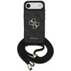 Dėklas Guess 4G Big Logo Cord Stap Crossbody skirtas Apple iPhone Air juodos spalvos