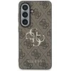 Guess PU 4G Metal Logo dėklas skirtas Samsung Galaxy S26+ rudos spalvos