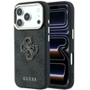 Dėklas Guess 4G & Big Resin Logo skirtas iPhone 18 Pro / iPhone 17 Pro juodas
