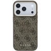 Dėklas Guess 4G & Big Resin Logo skirtas iPhone 18 Pro / iPhone 17 Pro ruda