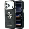 Dėklas Guess 4G & Big Strass Logo do iPhone 18 Pro Max / 17 Pro Max juoda