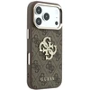 Dėklas Guess 4G & Big Strass Logo do iPhone 18 Pro Max / 17 Pro Max ruda
