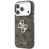 Dėklas Guess 4G & Big Strass Logo do iPhone 18 Pro Max / 17 Pro Max ruda