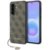 Guess 4G Charm dėklas skirtas Samsung Galaxy A57 rudos spalvos
