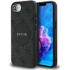 Guess 4G Circle Classic Logo MagSafe dėklas iPhone 16e - juodas