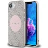 Guess 4G Circle Classic Logo MagSafe dėklas iPhone 16e - rožinis