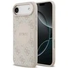 Dėklas Guess 4G Circle Classic Logo MagSafe skirtas Apple iPhone Air rožinės spalvos
