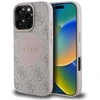 Dėklas Guess 4G Circle Classic Logo MagSafe iPhone 16 Pro Case - Rožinė