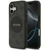 „Guess 4G Circle Classic Logo MagSafe“ dėklas, skirtas iPhone 17 - juodas