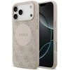 Dėklas Guess 4G Circle Classic Logo MagSafe skirtas Apple iPhone 17 Pro Max pink