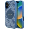 Guess 4G Circle Classic Logo MagSafe dėklas iPhone 16 - mėlynas
