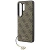 Guess 4G klasikinis „Logo Charm MagSafe“ dėklas, skirtas „Samsung Galaxy S26 Ultra“, rudas
