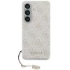 „Guess 4G Classic Logo Charm MagSafe“ dėklas, skirtas „Samsung Galaxy S26“, rožinis