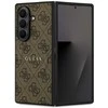 Guess PU Leather 4G Colored Ring Magnetic dėklas skirtas Samsung Galaxy Z Fold 7 rudos spalvos