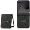 Dėklas Guess 4G Classic MagSafe skirtas Samsung Galaxy Z Flip7 juodos spalvos
