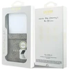 Guess PU Leather 4G Magnetic dėklas Samsung Galaxy Z Flip 8 rudos spalvos