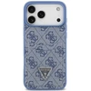 Dėklas Guess 4G Double Card Triangle do iPhone 18 Pro Max / 17 Pro Max mėlyna
