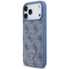 Dėklas Guess 4G Double Card Triangle do iPhone 18 Pro Max / 17 Pro Max mėlyna