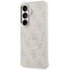Guess PU Leather 4G Gold Frame Magnetic dėklas skirtas Samsung Galaxy S26+ rožinės spalvos