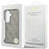 Guess PU Leather 4G Gold Frame Magnetic dėklas skirtas Samsung Galaxy S26+ rudos spalvos