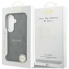Guess PU Leather 4G Gold Frame Magnetic dėklas skirtas Samsung Galaxy S26+ juodos spalvos