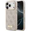 Dėklas Guess 4G Logo Plate MagSafe do iPhone 18 Pro Max / 17 Pro Max rožinė