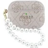 Guess PU 4G Classic Logo Pearl Strap dėklas skirtas Apple AirPods Pro 3 rožinės spalvos