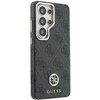 Guess PU Leather 4G Strass Logo Gold Frame Magnetic dėklas skirtas Samsung Galaxy S26 Ultra juodos spalvos