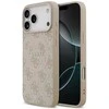 Guess PU Leather 4G Colored Ring MagSafe dėklas skirtas Apple iPhone 17 Pro Max Rožinė
