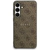 Guess 4G Ring Classic Logo MagSafe dėklas skirtas Samsung Galaxy S25 FE rudos spalvos
