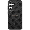 Guess 4G Ring Classic Logo MagSafe dėklas skirtas Samsung Galaxy S25 FE juodos spalvos