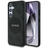 Guess 4G Round Patch Classic Logo MagSafe Samsung Galaxy S25 Plus dėklas telefonui juodos spalvos