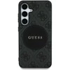 Guess 4G Round Patch Classic Logo MagSafe Samsung Galaxy S25 Ultra dėklas telefonui juodos spalvos