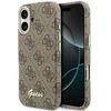 Dėklas GUESS case for IPHONE 17 compatible with MagSafe GUHMP17S5P4FWMSW (PU FW 4G Script) ruda