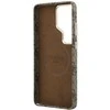 Guess PU 4G Script Metal Logo Magnetic dėklas skirtas Samsung Galaxy S26 Ultra Brown