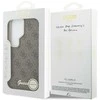 Guess PU 4G Script Metal Logo Magnetic dėklas skirtas Samsung Galaxy S26 Ultra Brown