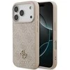 „Guess 4G“ mažas 4G ir klasikinis „MagSafe“ dėklas, skirtas „iPhone 17 Pro“ - Rožinė