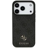 Guess 4G Small Classic Logo MagSafe dėklas, skirtas iPhone 18 Pro / 17 Pro, juodas