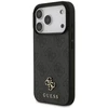 Guess 4G Small Classic Logo MagSafe dėklas, skirtas iPhone 18 Pro / 17 Pro, juodas