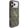 Dėklas Cg Mobile Sas Guess 4G Strap 4G Classic Logo case for Iphone 18 Pro Max / 17 Pro Max ruda