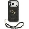 Guess 4G Strap 4G Classic Logo dėklas skirtas Apple iPhone 17 Pro juodos spalvos