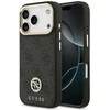 GUESS dėklas, skirtas IPHONE 17 Pro, suderinamas su MagSafe GUHMP17LP4GRMDEK (PU W/ 4G Strass Logo) juodas
